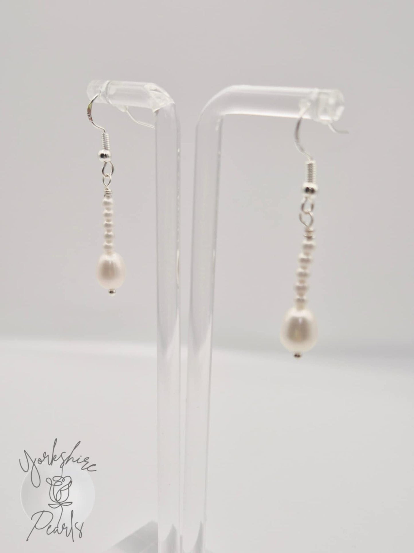 Multiple Pearl Drop Earrings