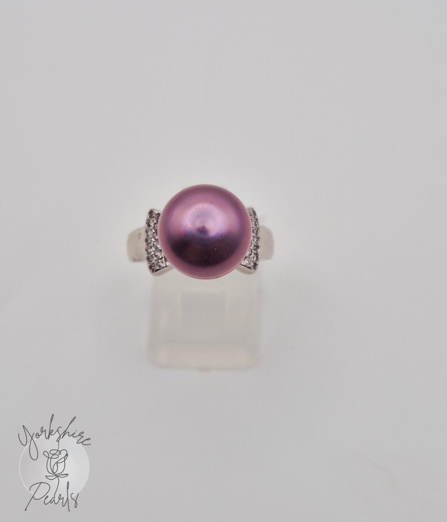Unique Edison Pearl Adjustable Sterling Silver Ring