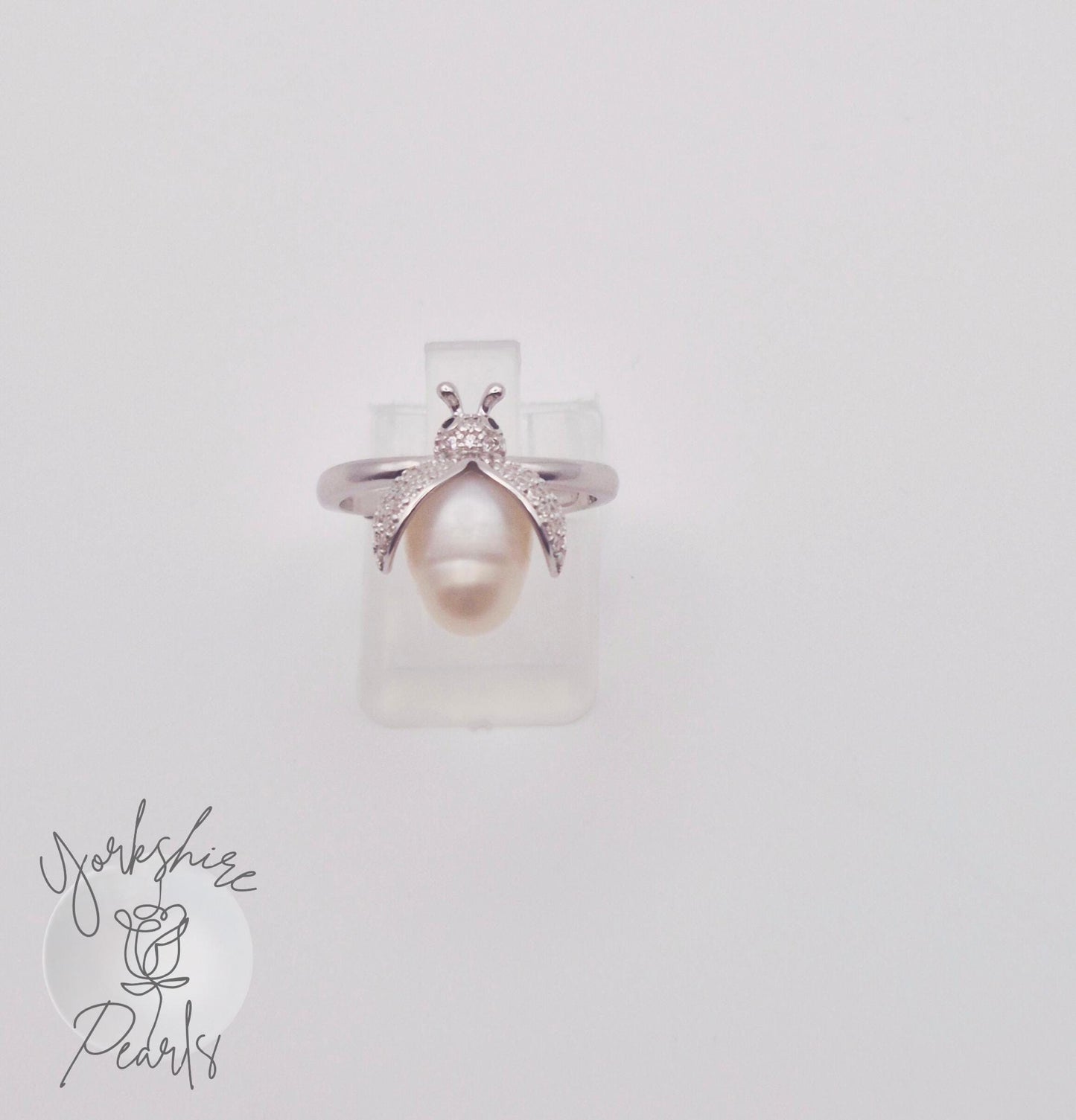 Firefly Pearl Necklace, Ring and Earrings Set
