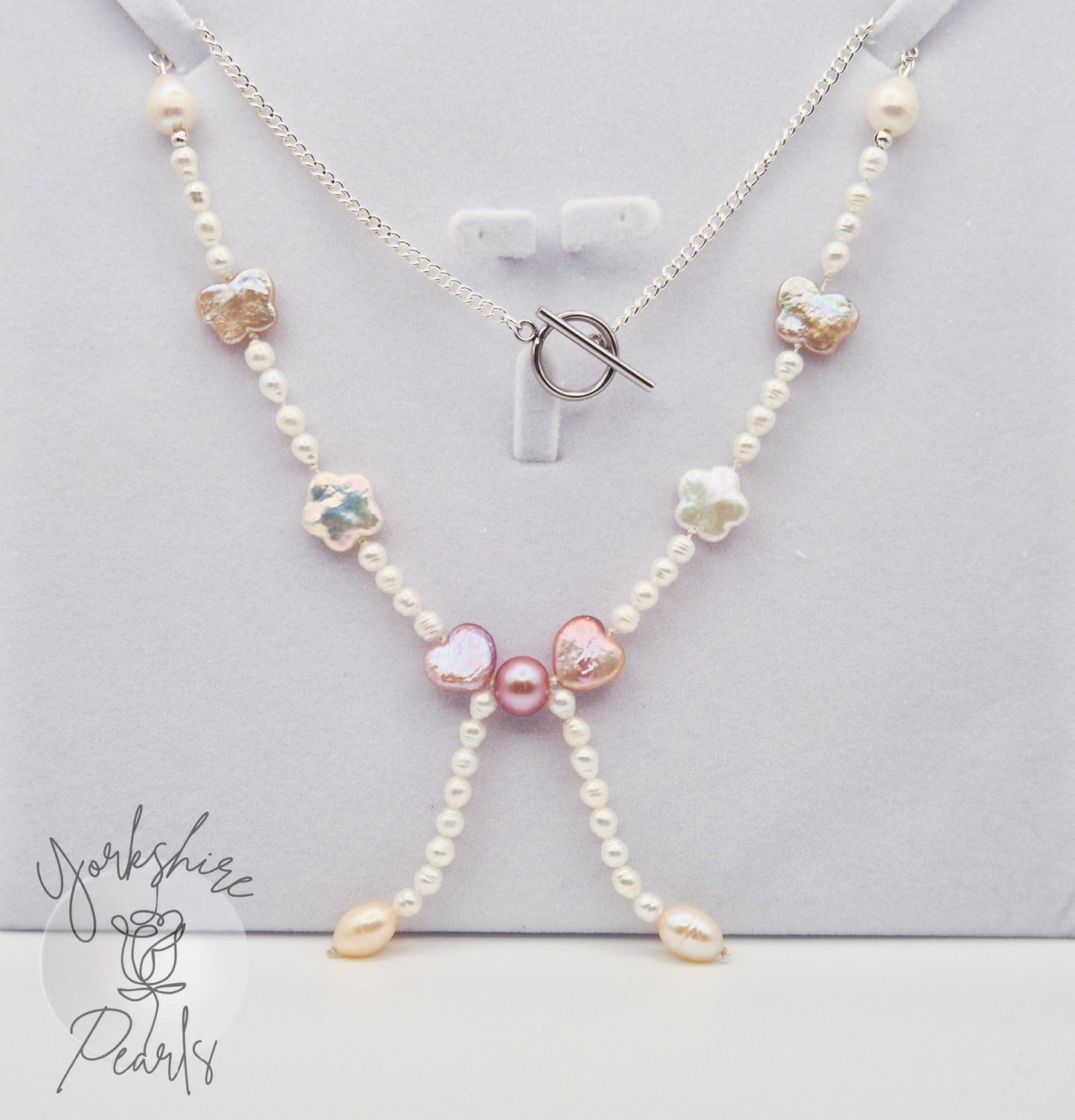Lovers Bloom Pearl Necklace