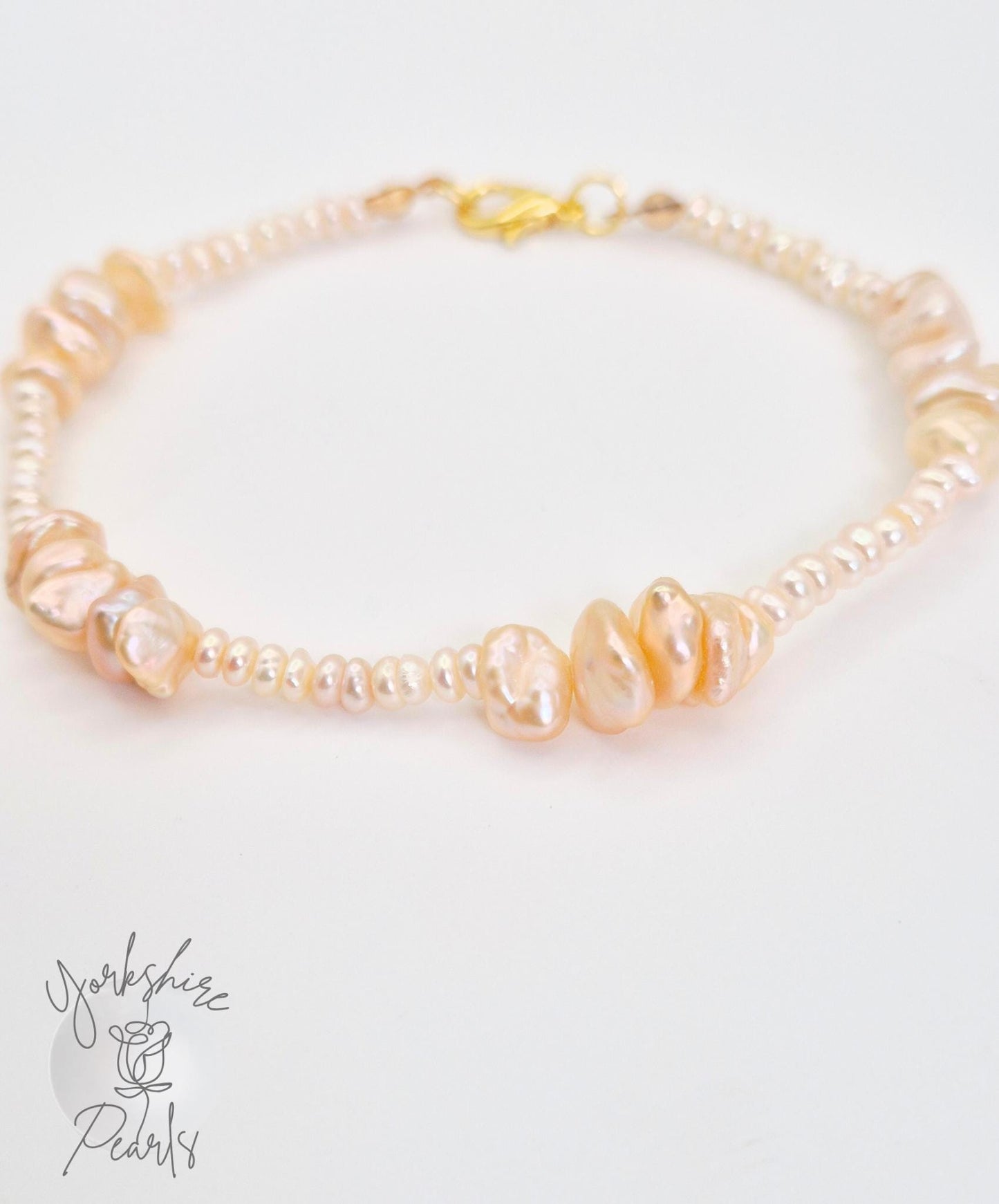 Multiple Keshi Pearl Bracelet