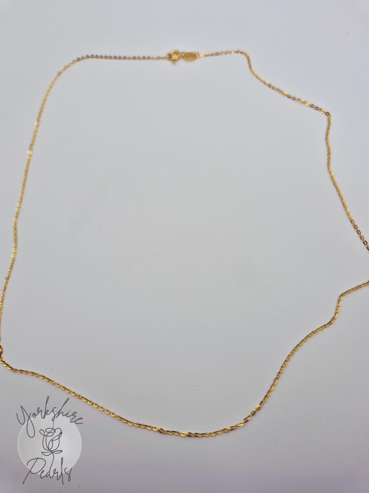 S925 Gold 18 inch Chain