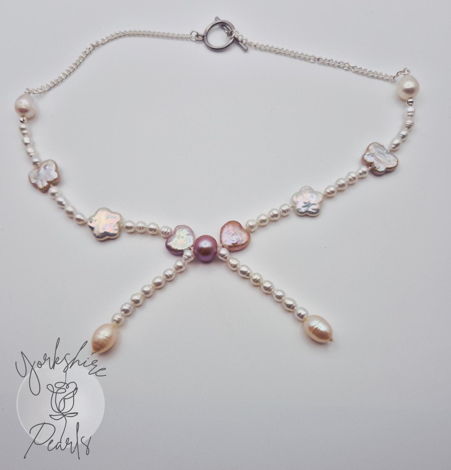 Lovers Bloom Pearl Necklace