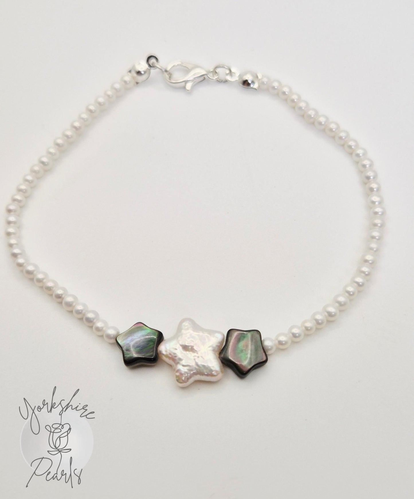 Mini Pearl Bracelet With Star Shaped Pearl