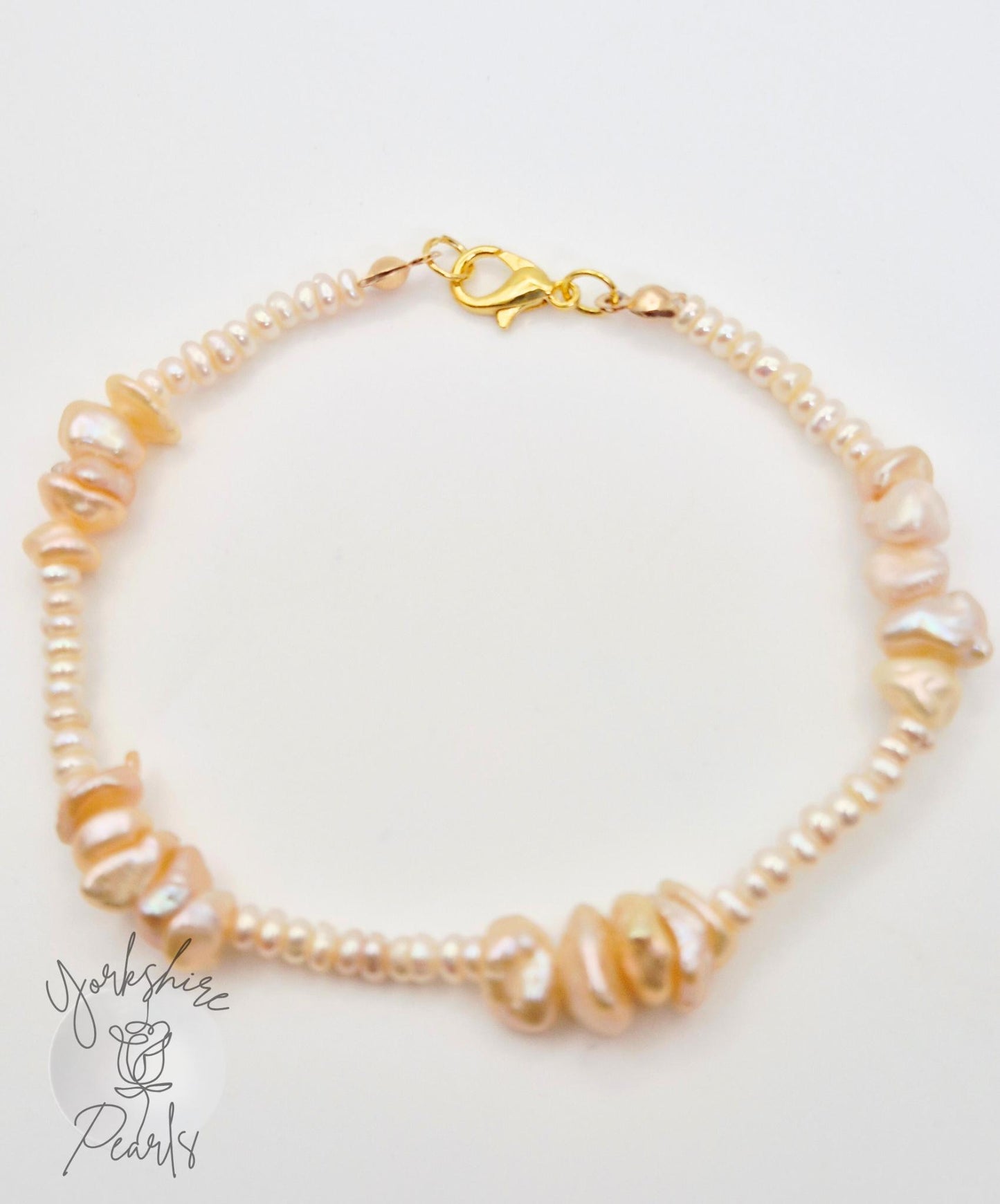 Multiple Keshi Pearl Bracelet
