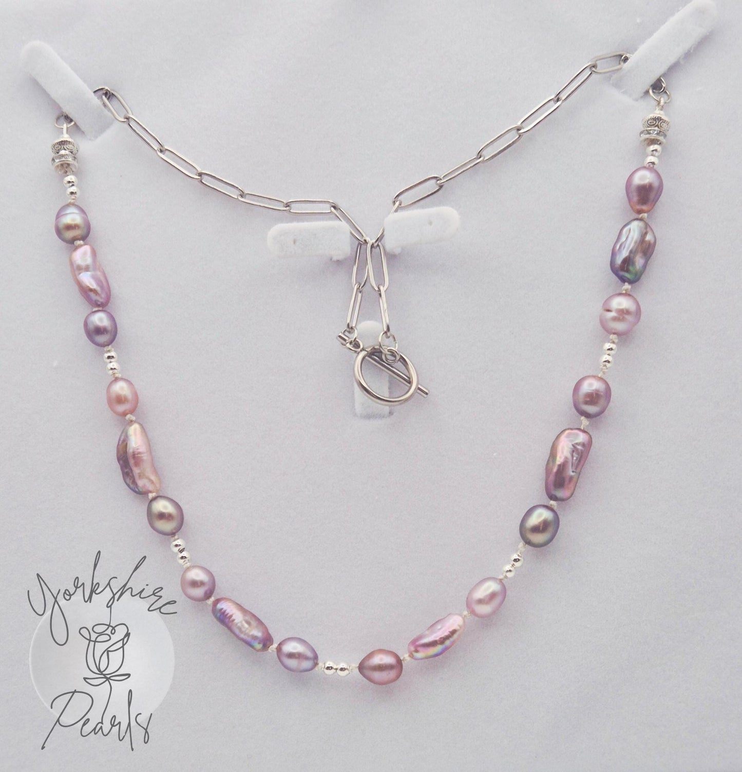Lilac Whisper Pearl Necklace