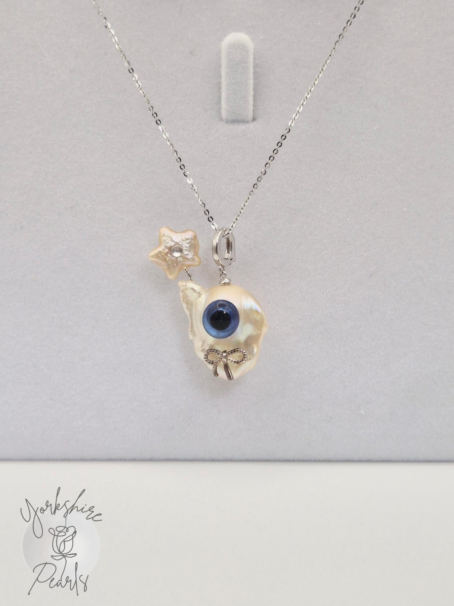Pearl Wizard Pendant With Star Pearl Wand