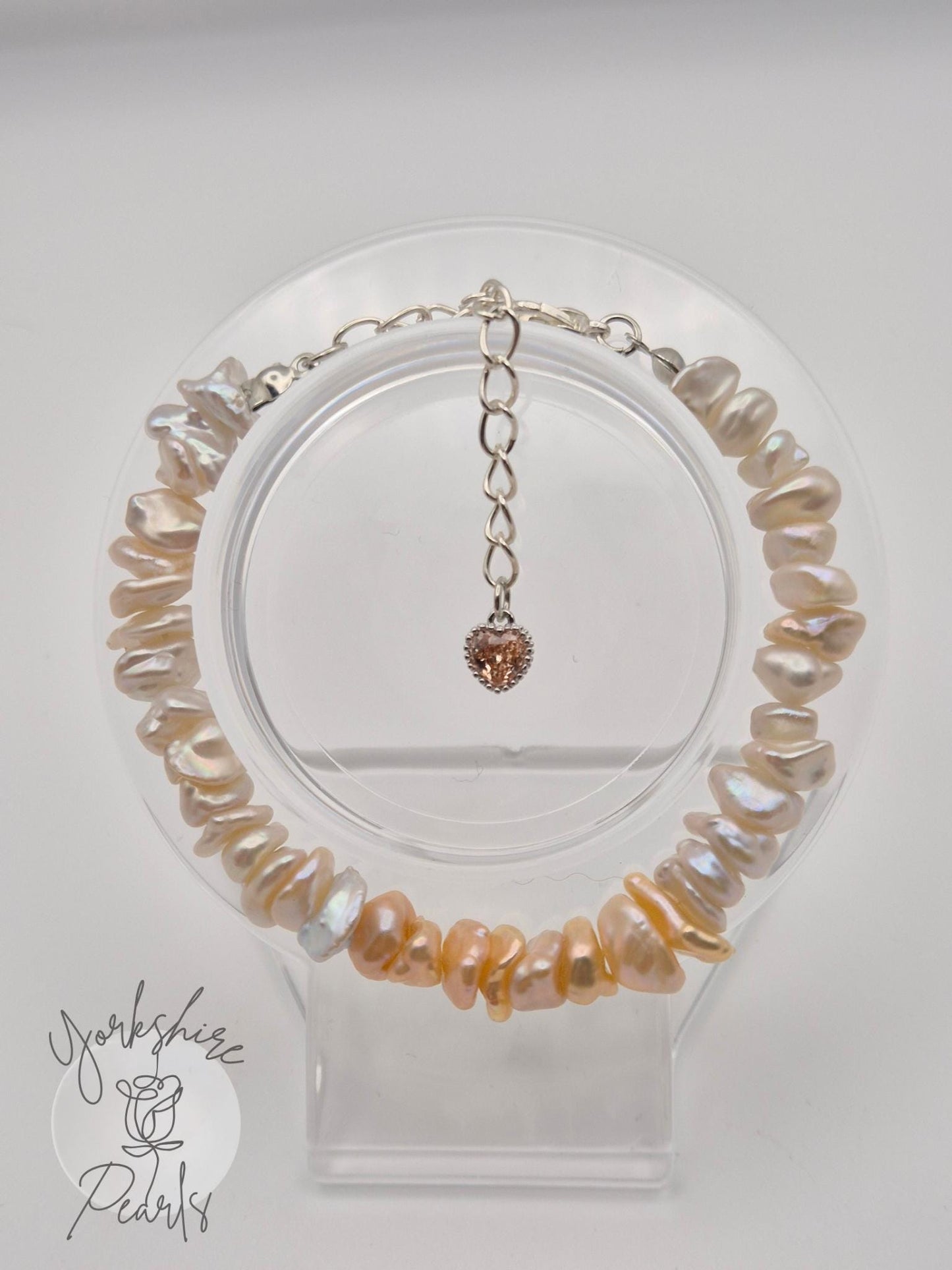 Full String Keshi Pearl Bracelet