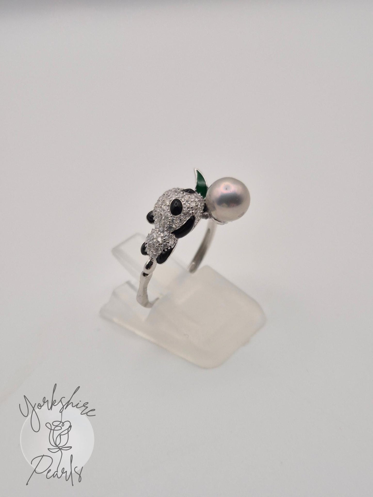 Saltwater Madama Pearl Panda Ring - Sterling Silver