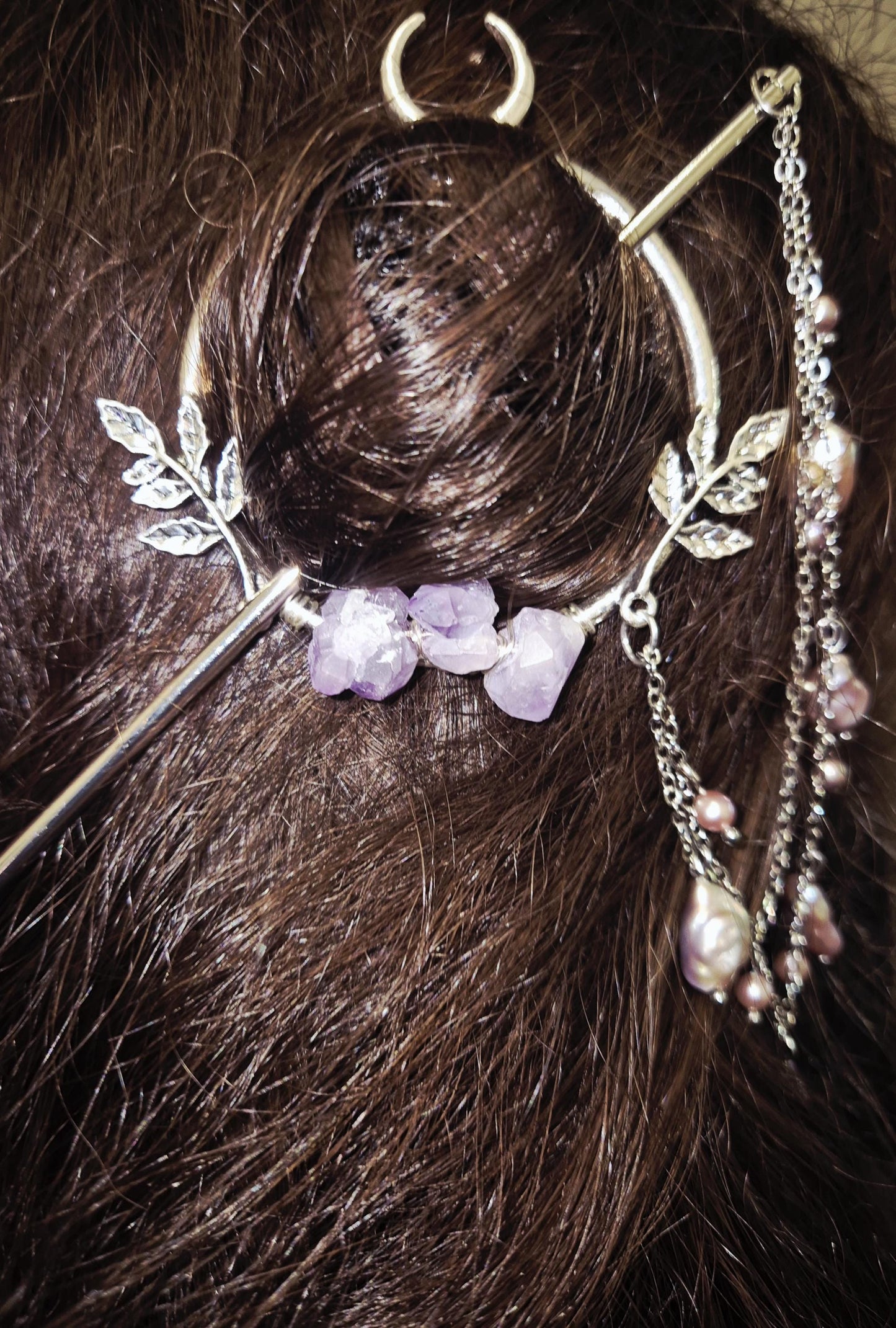 The Crystal Pearl Hair Pin