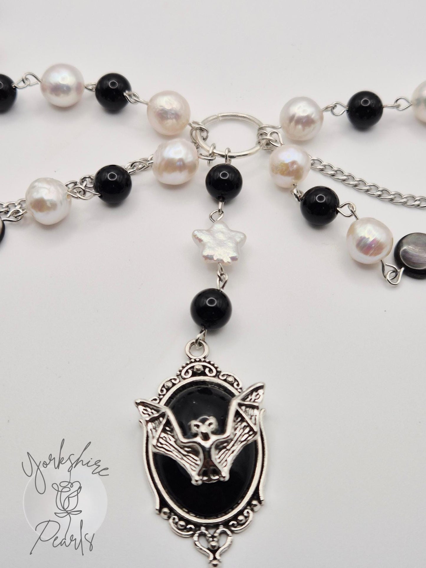 The Multi Strand Gothic Pearl Necklace