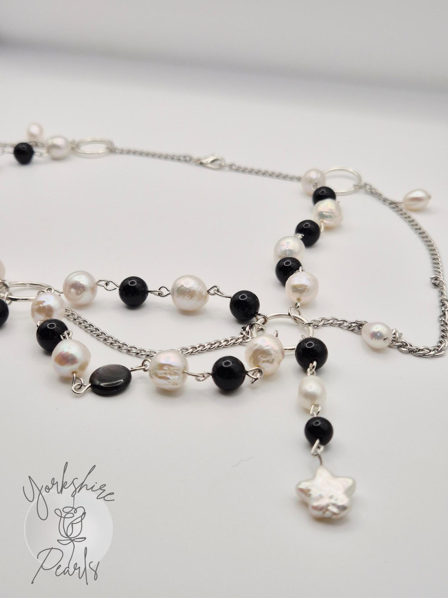 The Multi Strand Gothic Pearl Necklace