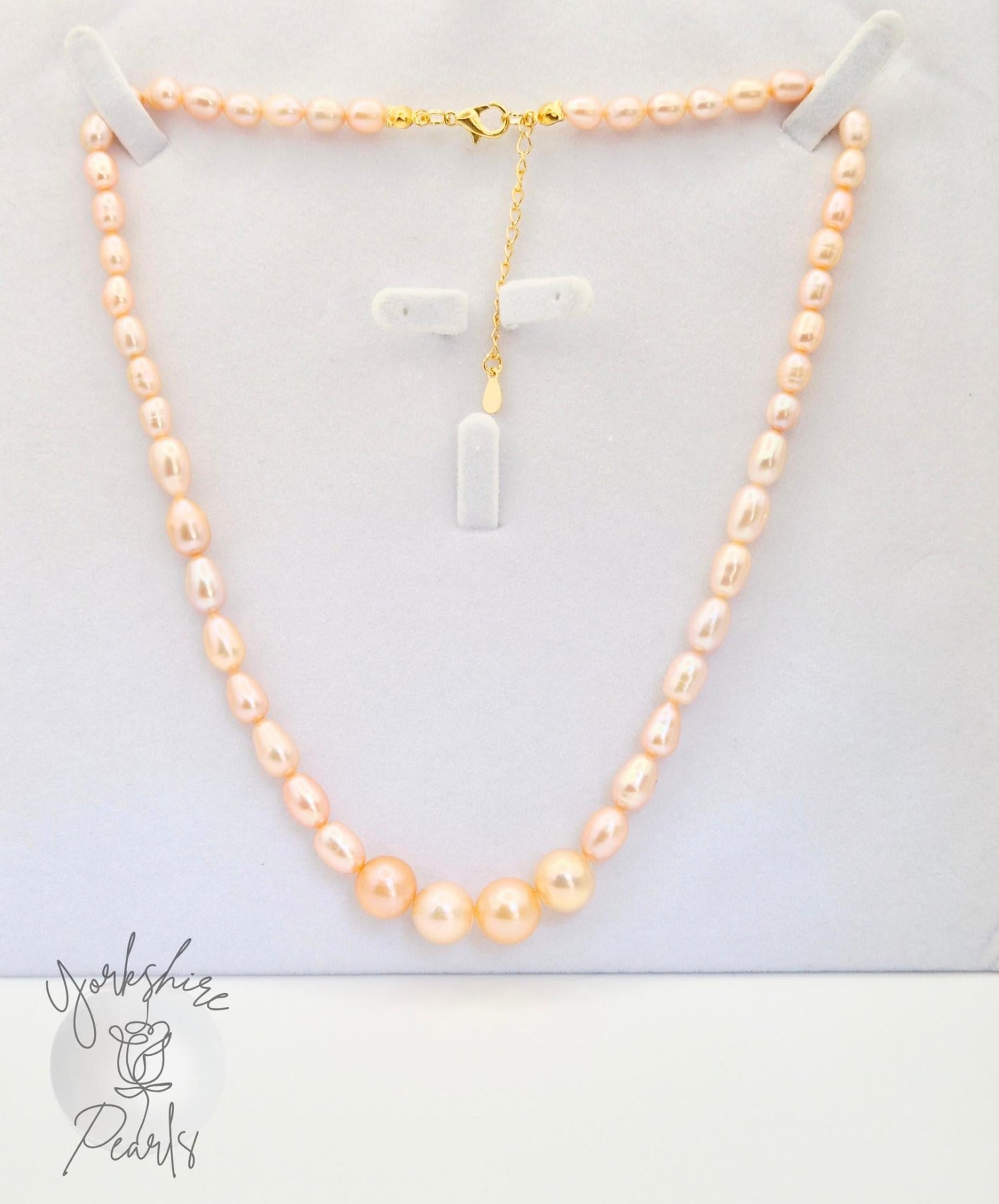 Chinese Red Full String Pearl Necklace With 4 Edisons