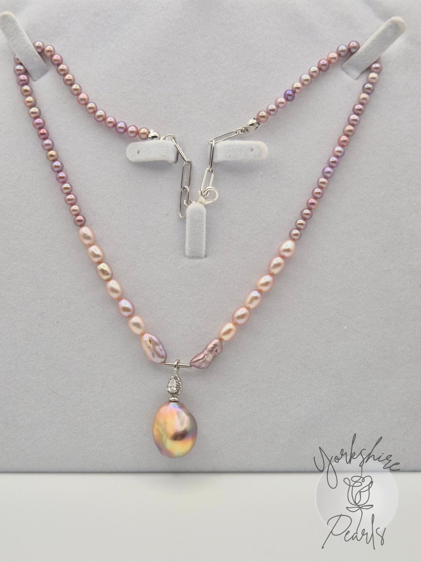 The Freya Multiple Pearl Necklace
