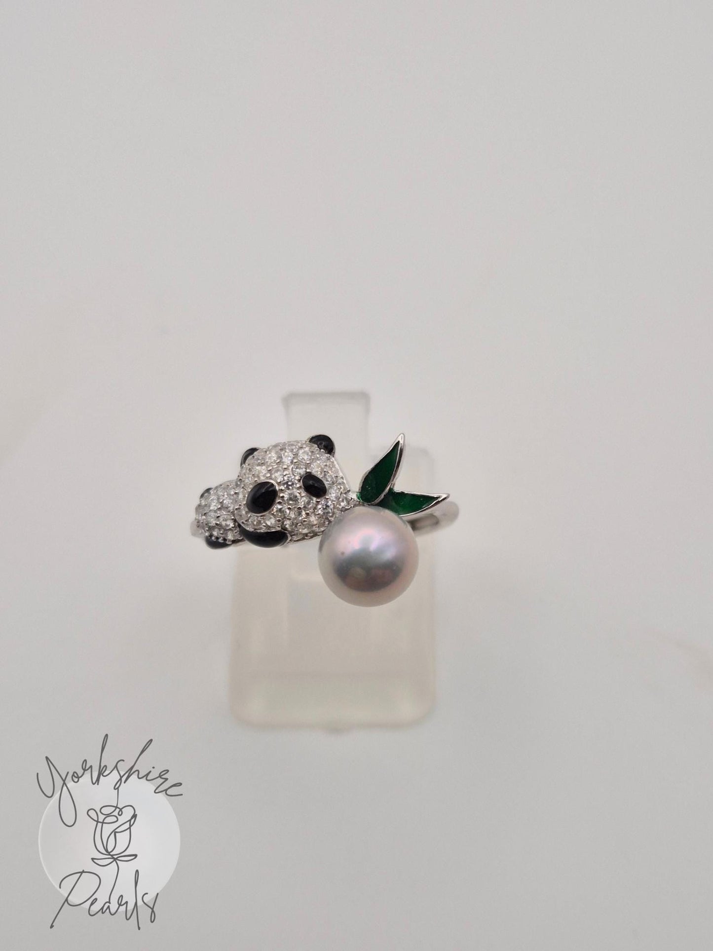 Saltwater Madama Pearl Panda Ring - Sterling Silver