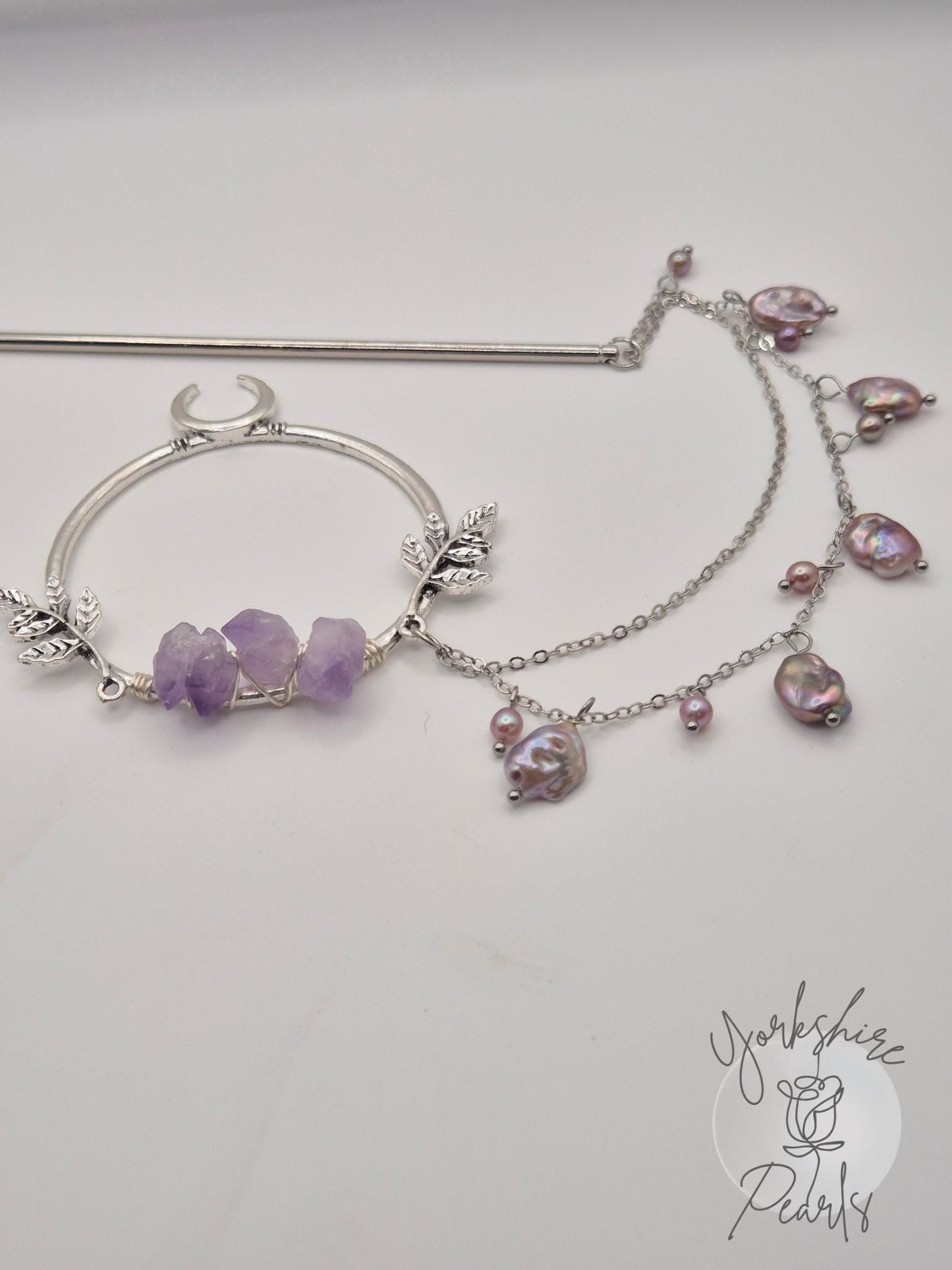 The Crystal Pearl Hair Pin