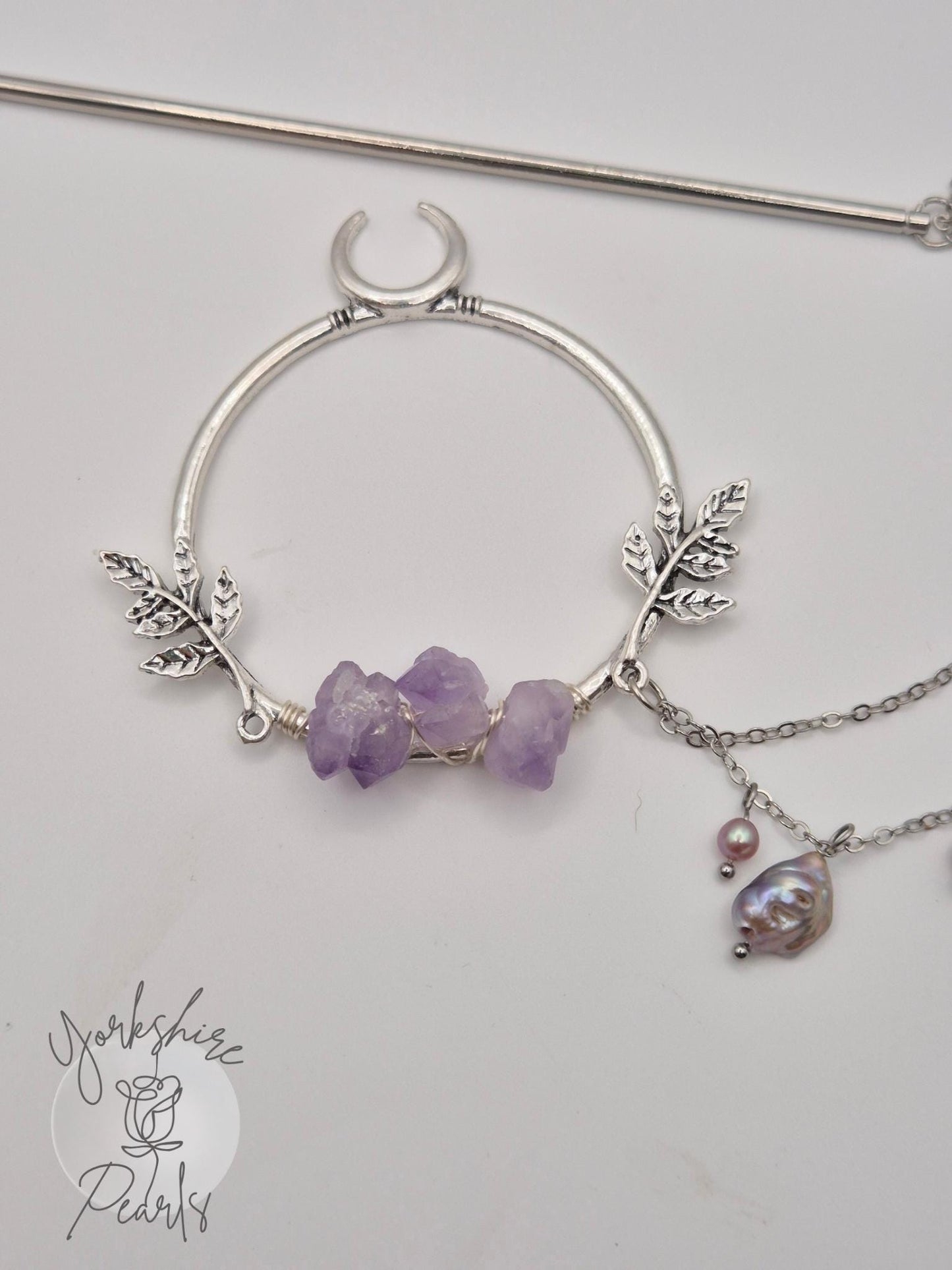 The Crystal Pearl Hair Pin