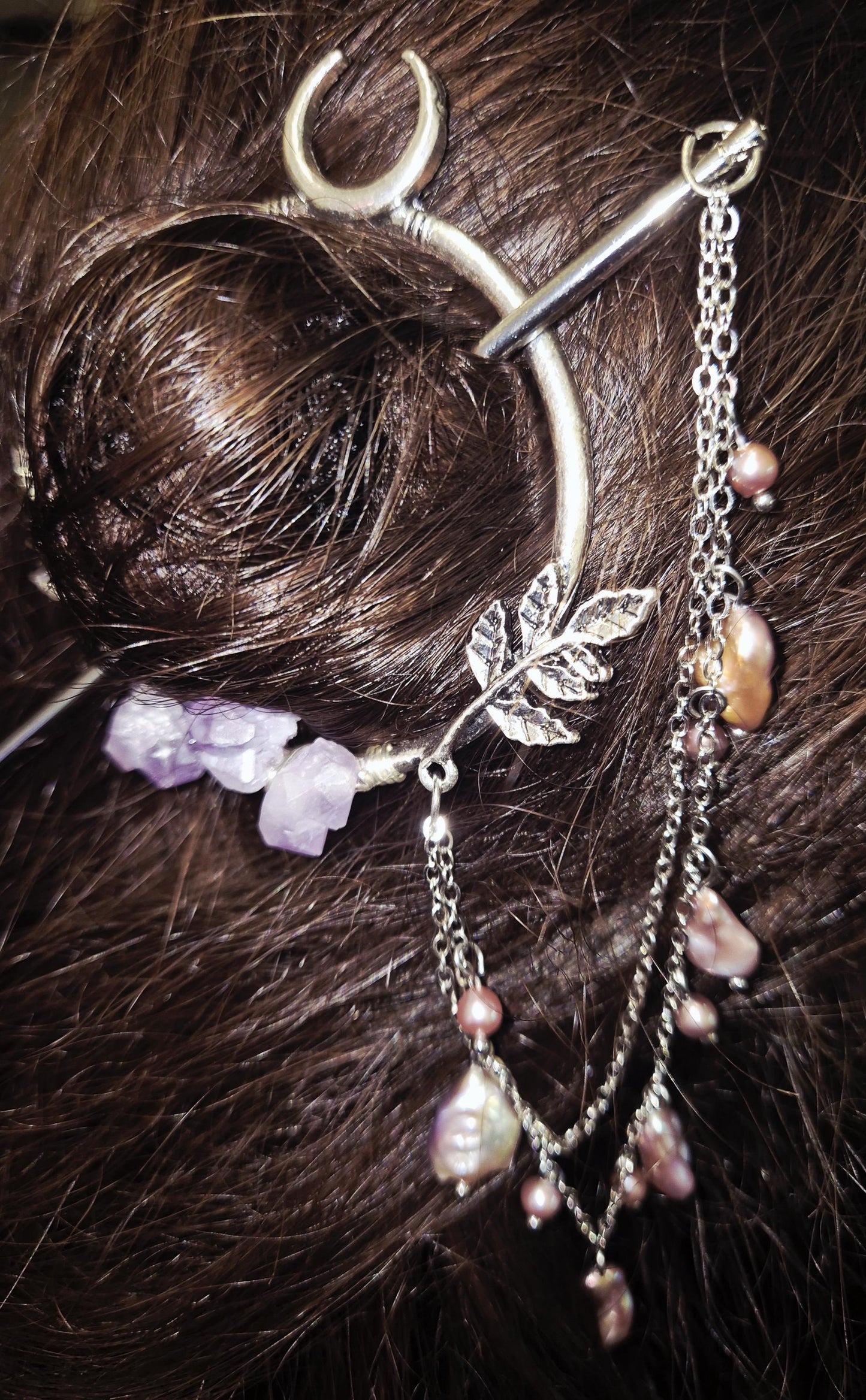The Crystal Pearl Hair Pin