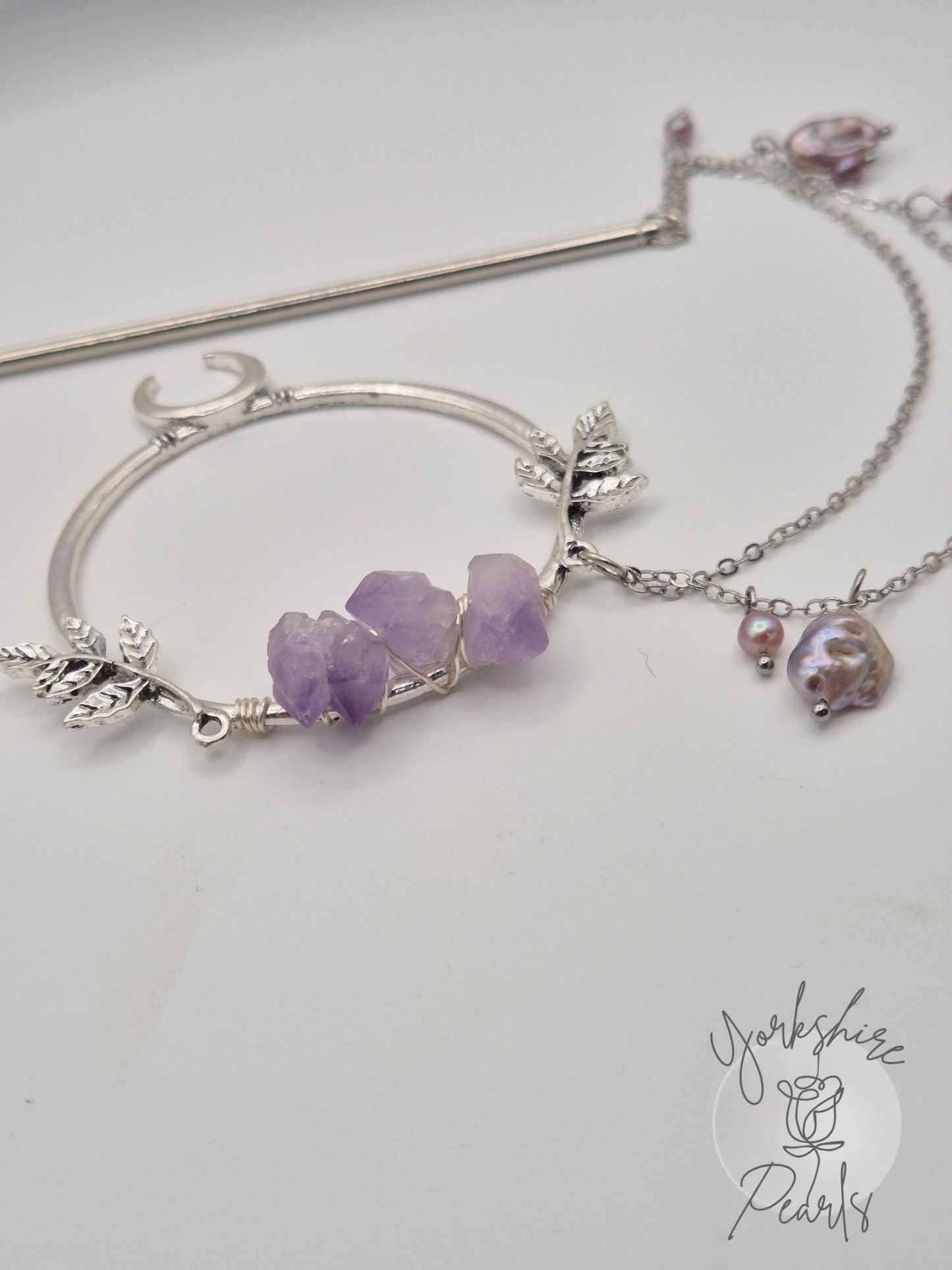 The Crystal Pearl Hair Pin
