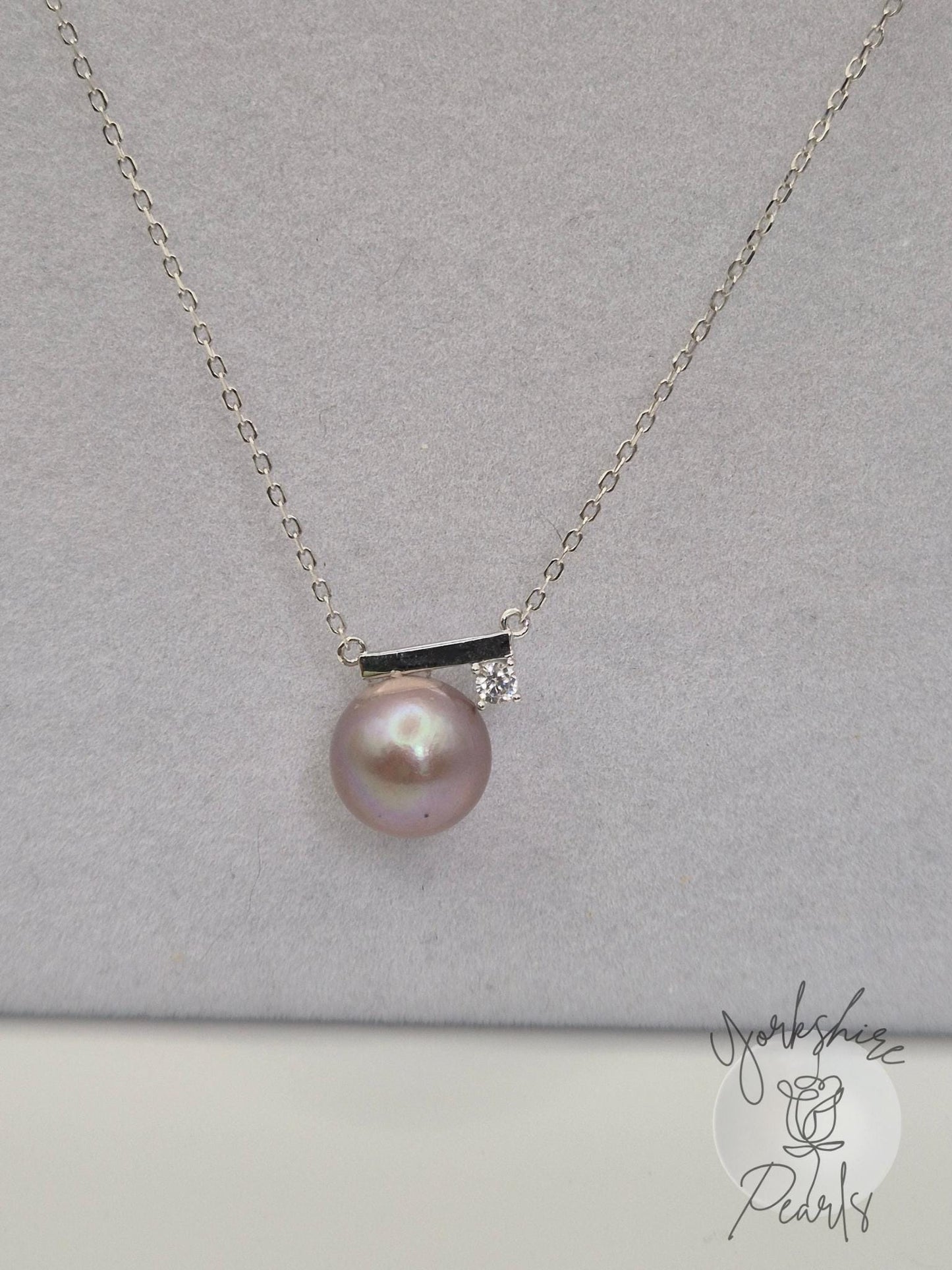 The Mary Jane Edison Pearl Necklace - Sterling Silver