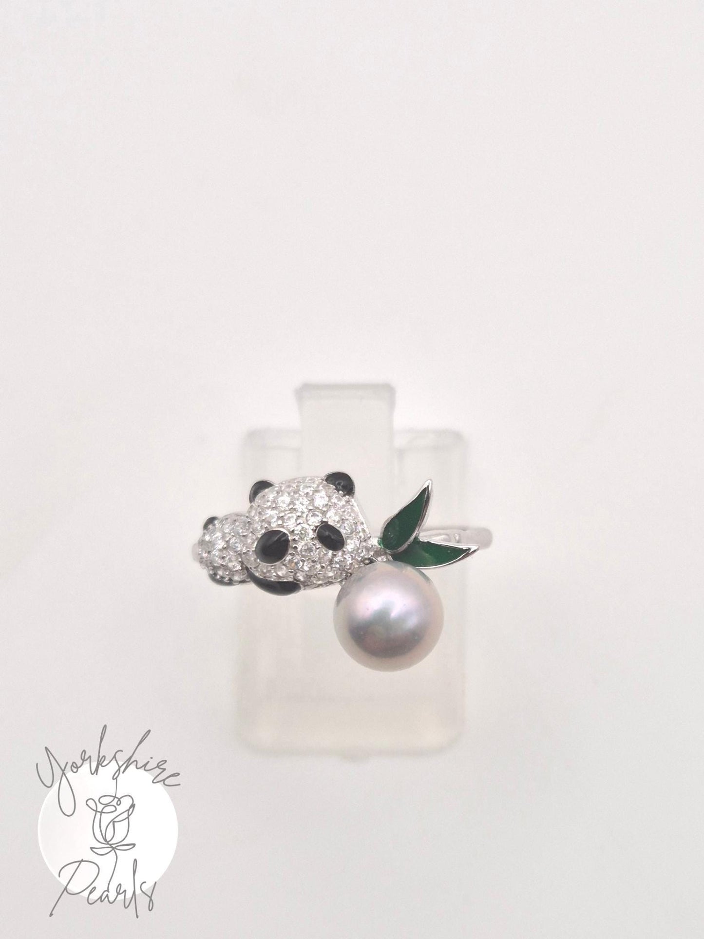 Saltwater Madama Pearl Panda Ring - Sterling Silver