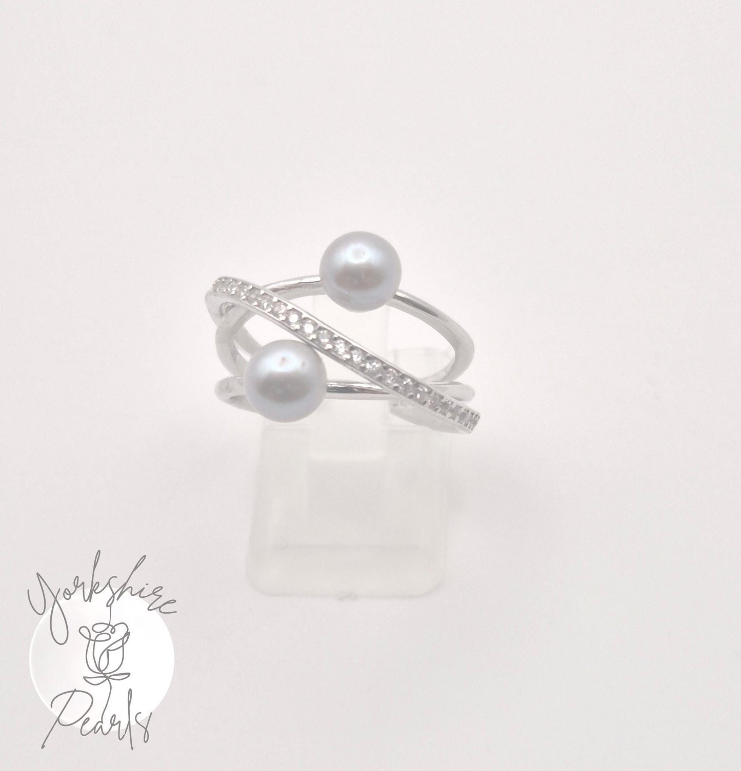 Rare Saltwater Madama Pearl Ring - Sterling Silver
