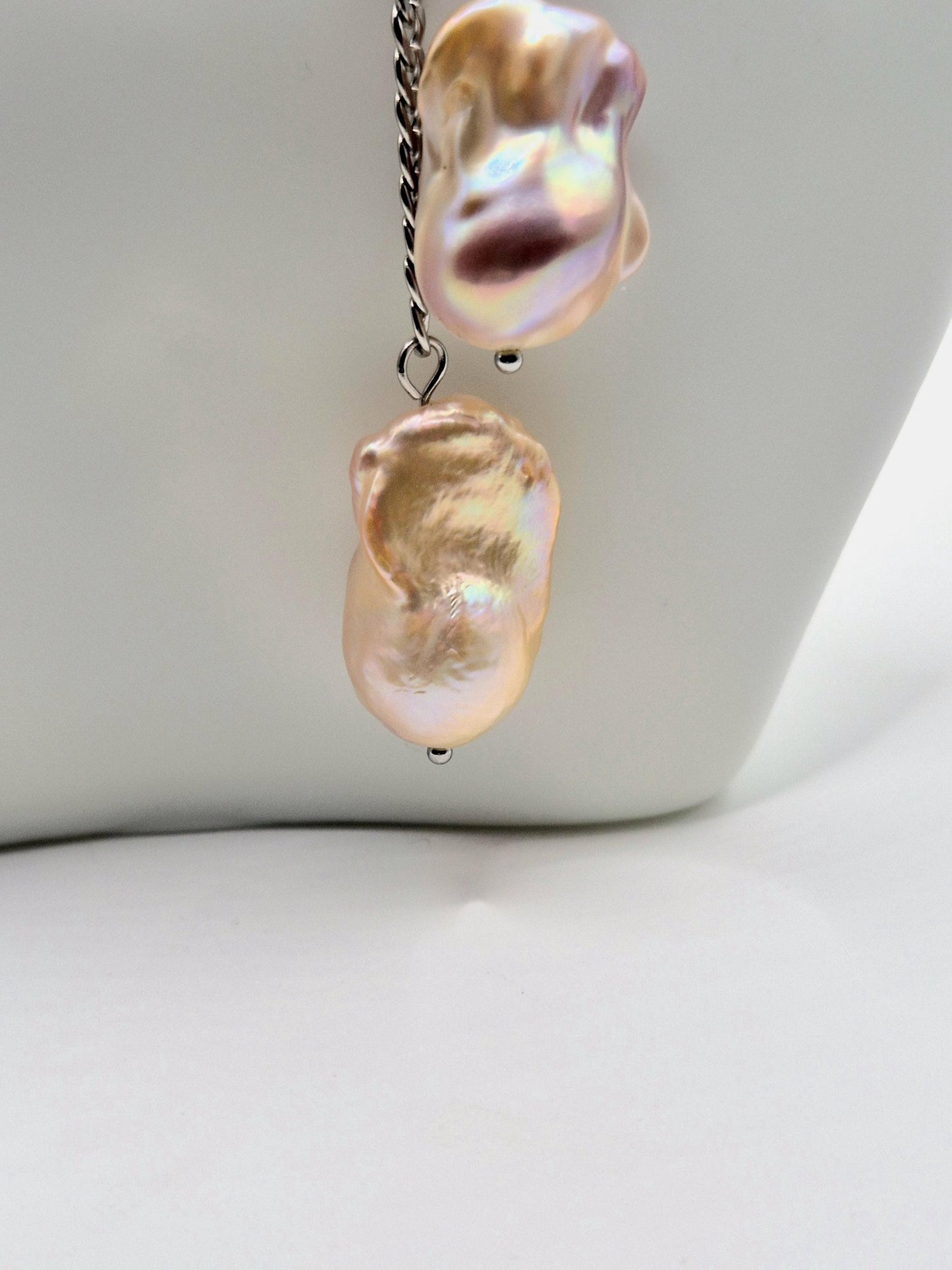 Adjustable Double King Pearl Drop Necklace