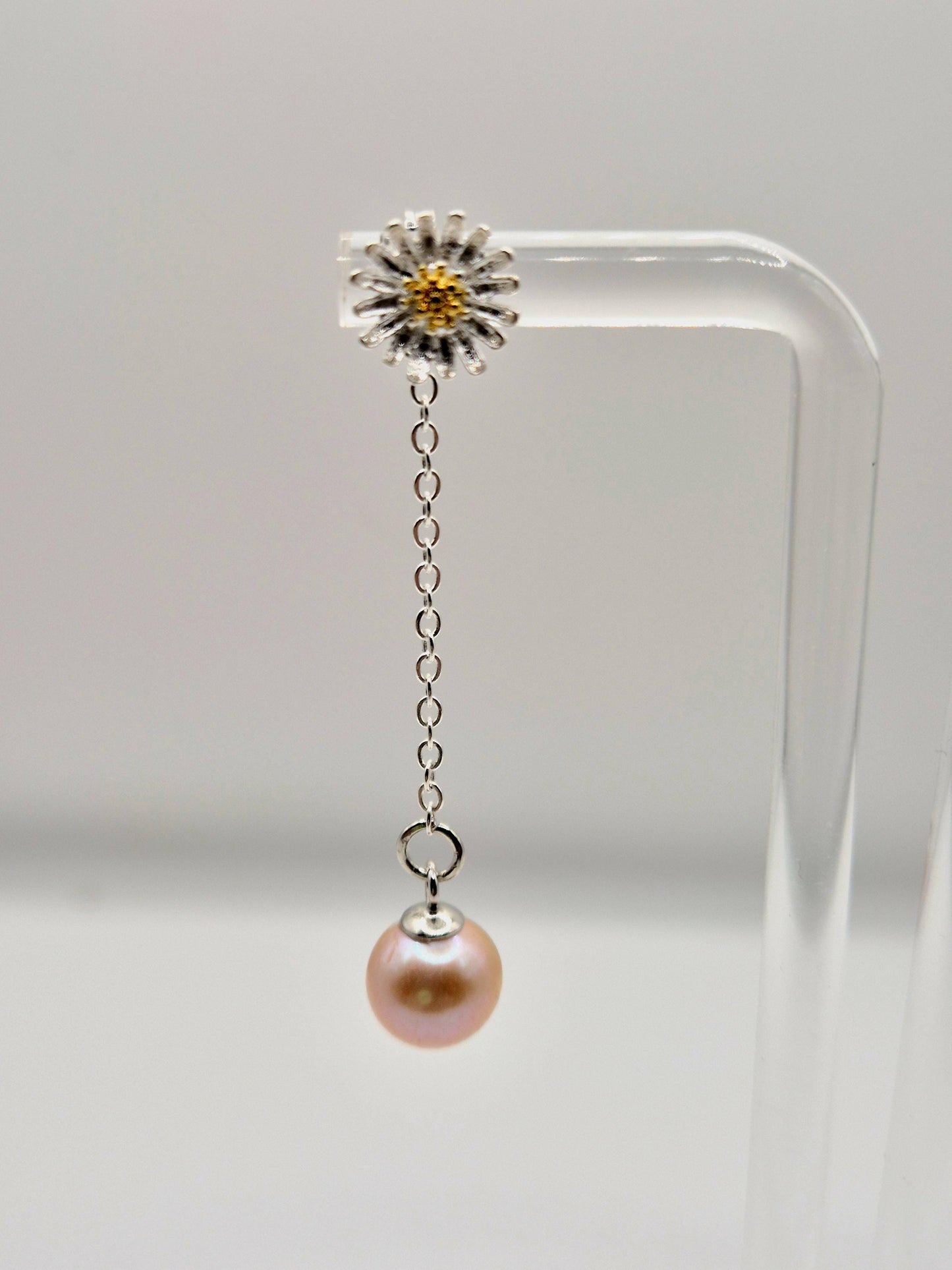 Multi Wear Daisy Pearl Drop Earrings