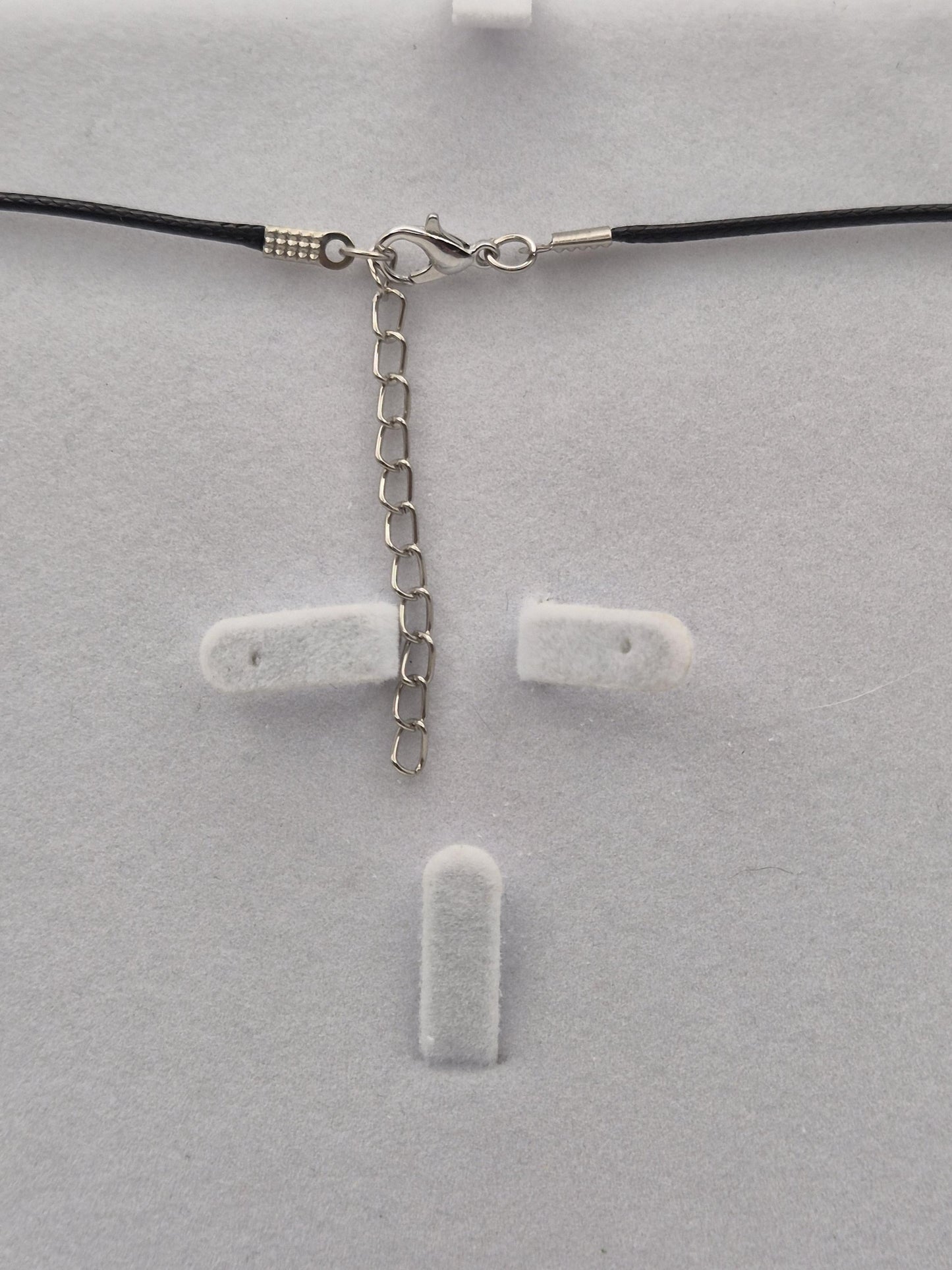 Black Waxed String Necklace