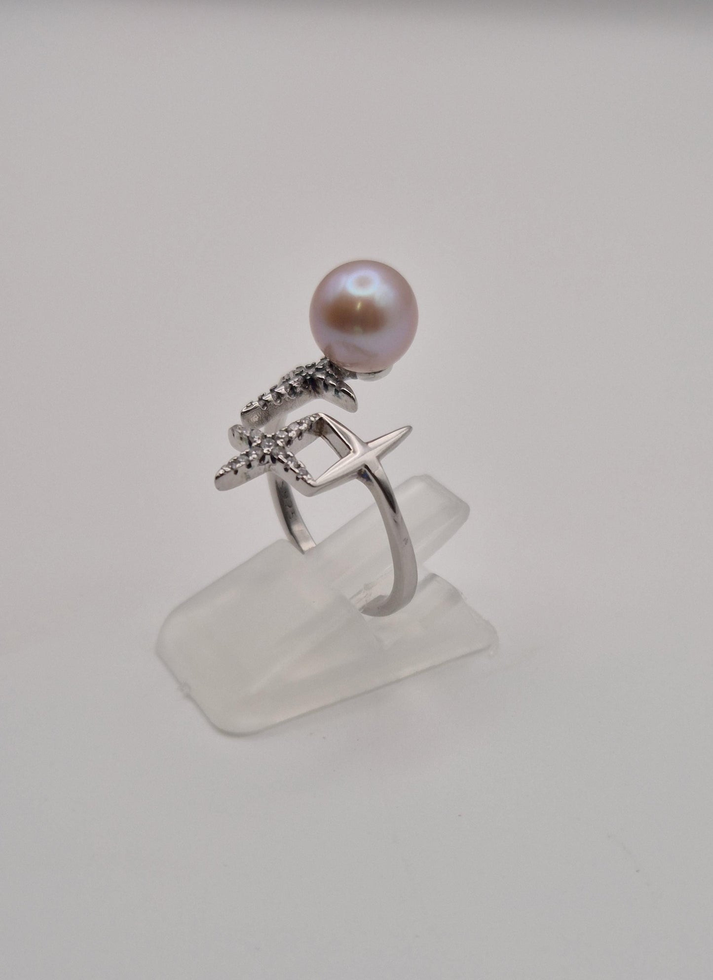 The Kiss Blush Pearl Ring