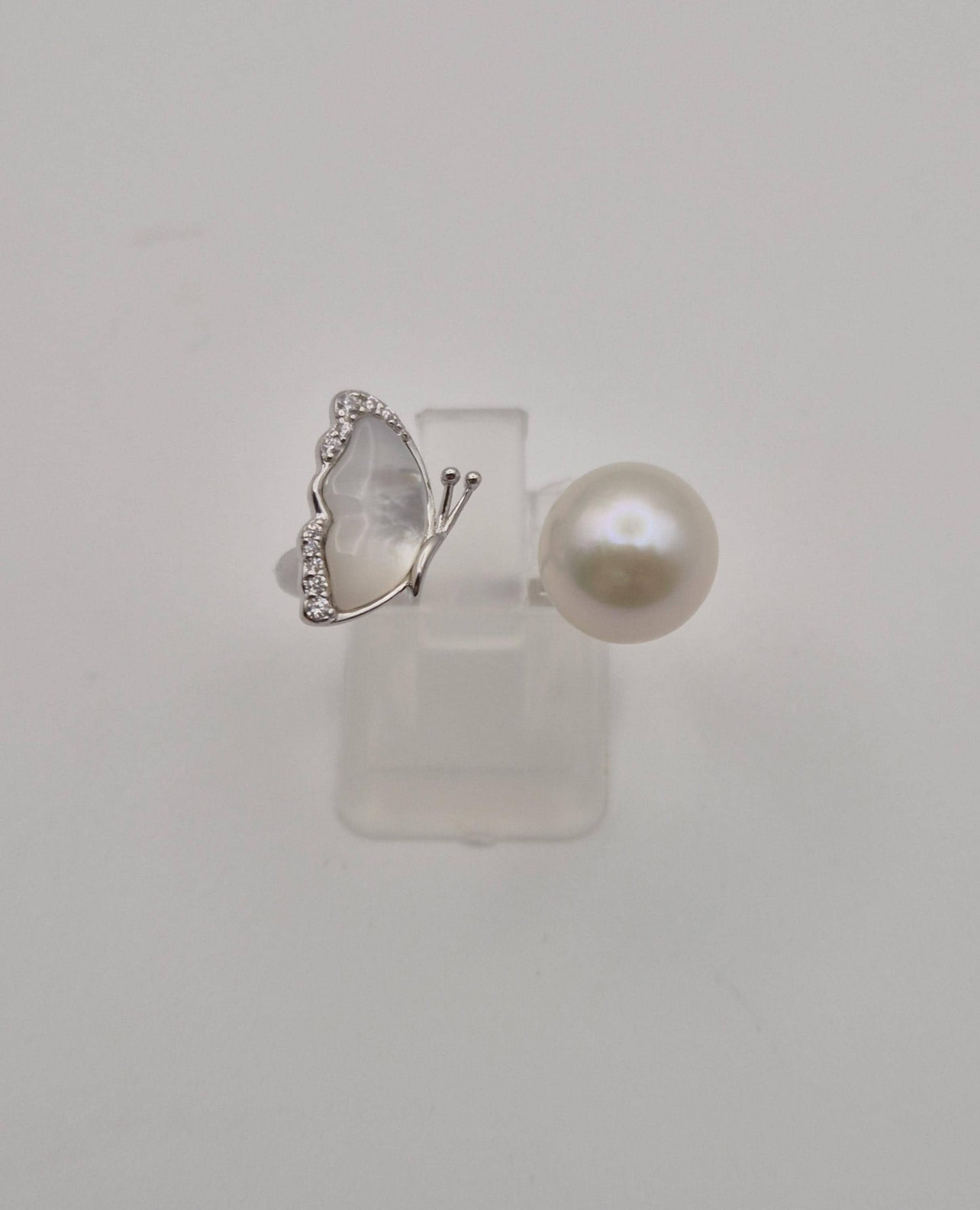 Opalescent Butterfly Edison Ring