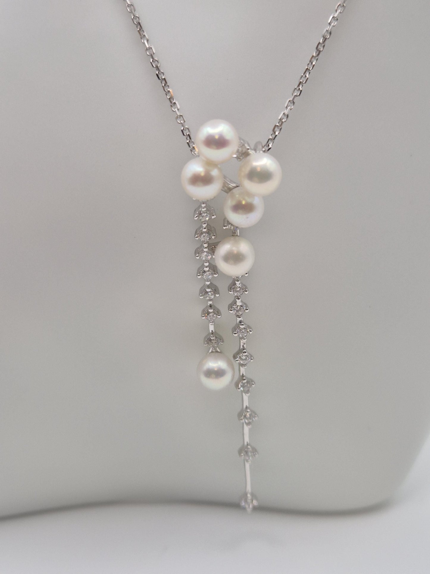 Saltwater Pearls Star Drop Necklace - Removable Pendant