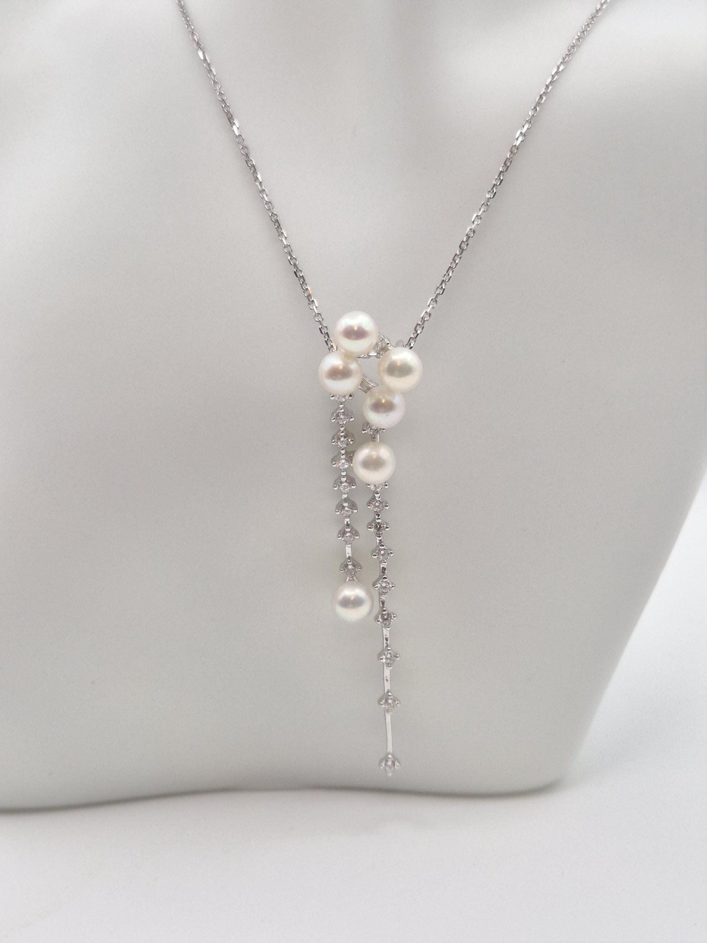 Saltwater Pearls Star Drop Necklace - Removable Pendant