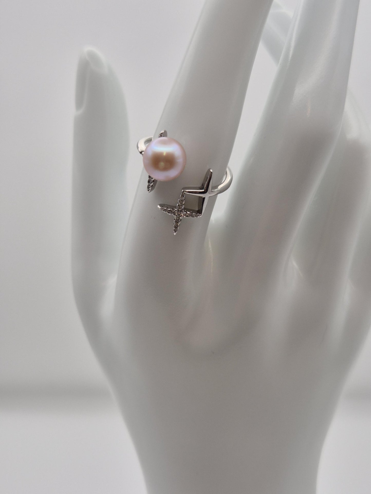 The Kiss Blush Pearl Ring