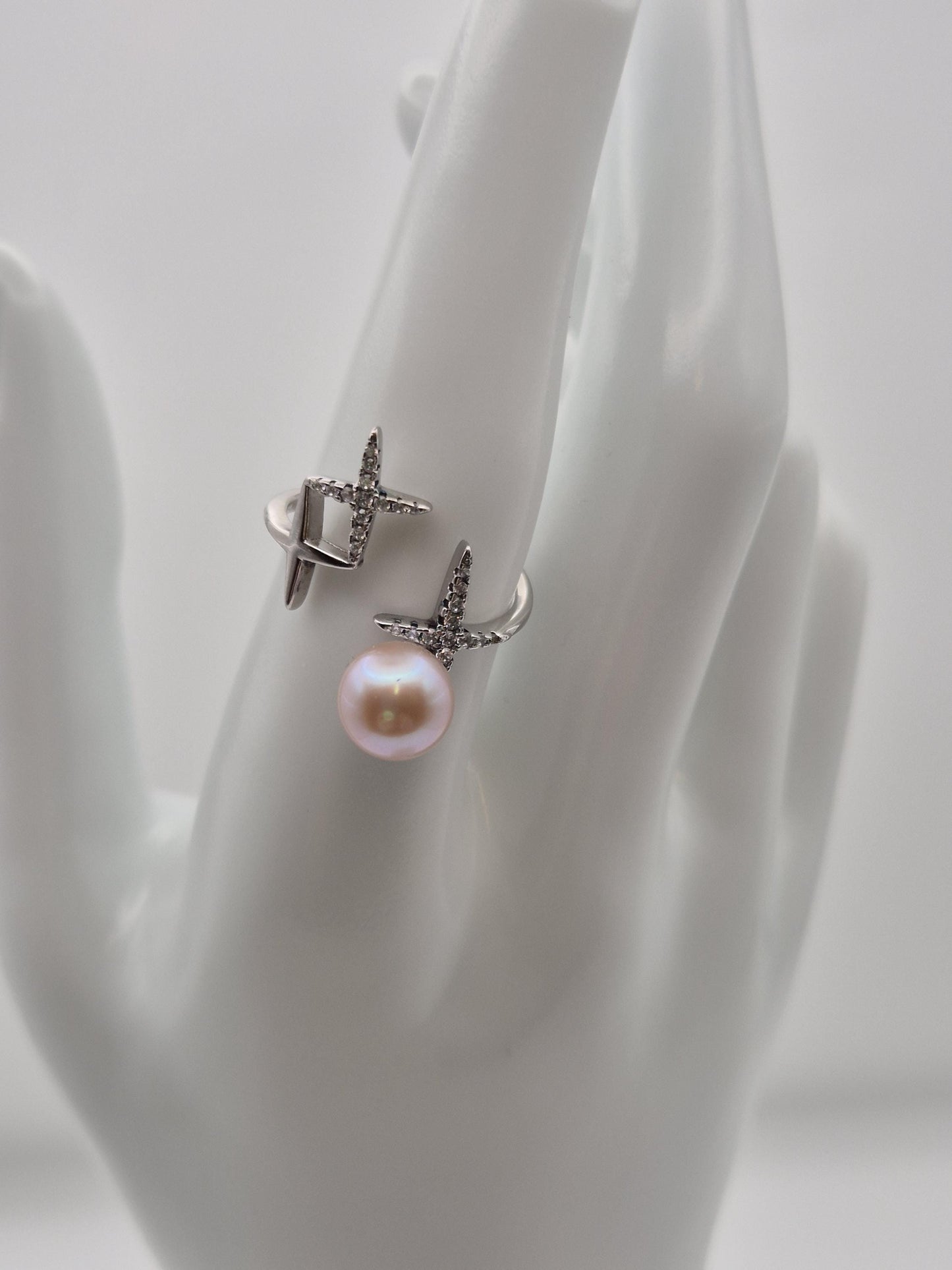 The Kiss Blush Pearl Ring