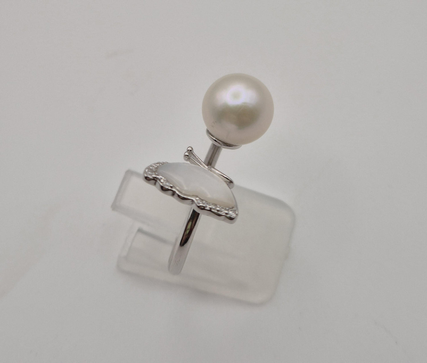 Opalescent Butterfly Edison Ring