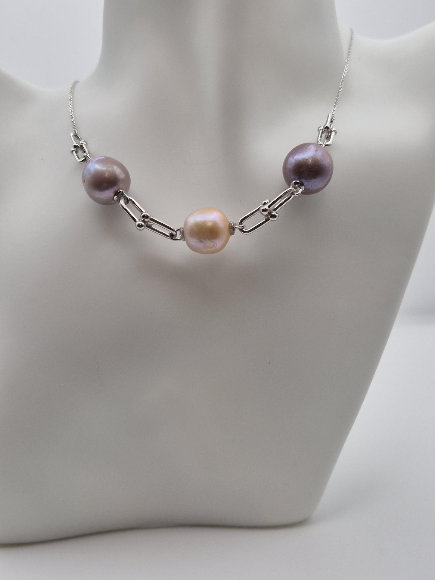 Candy Link Edison Pearl Necklace