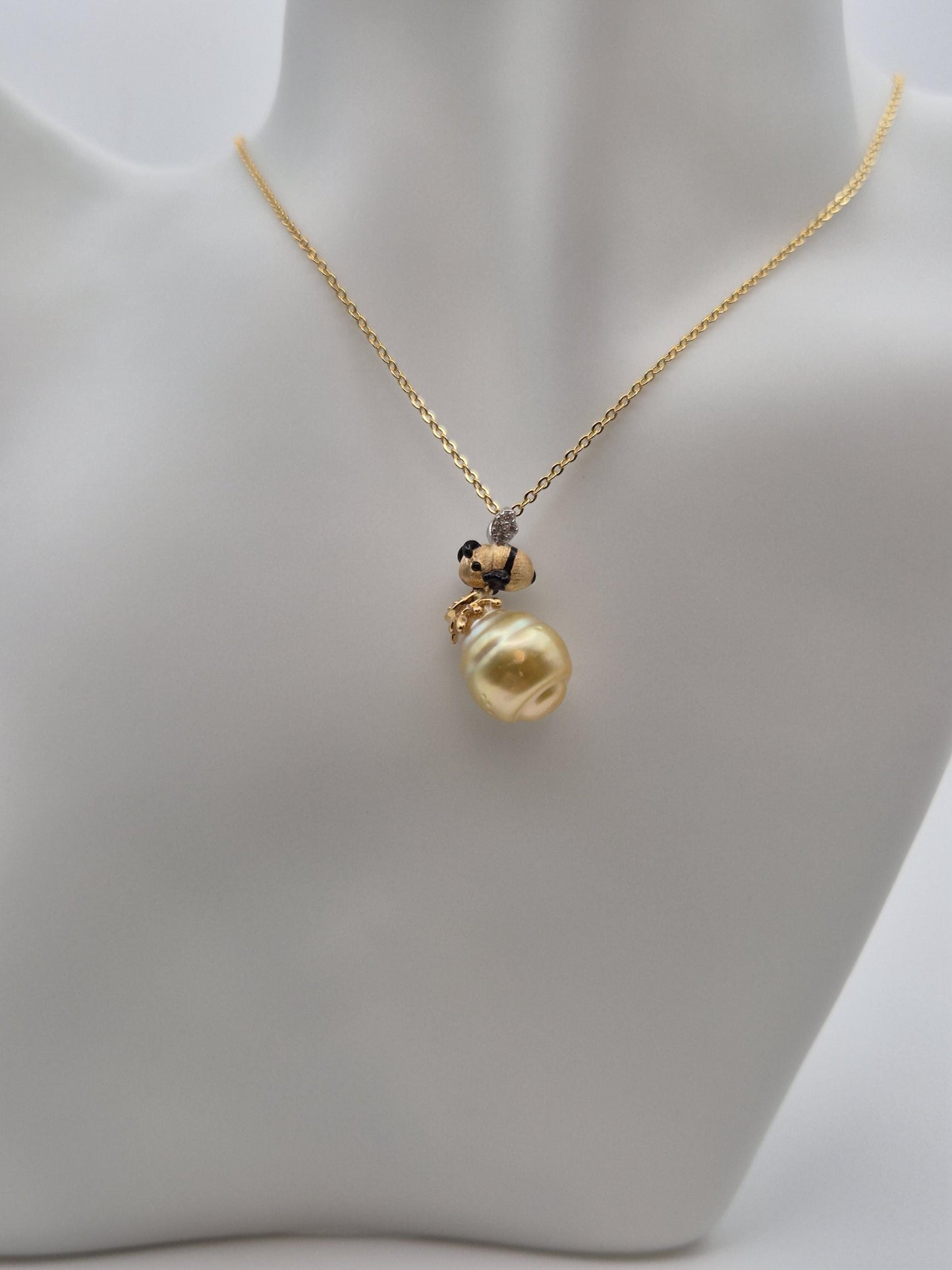 Southsea Golden Honeypot Bee Pendant