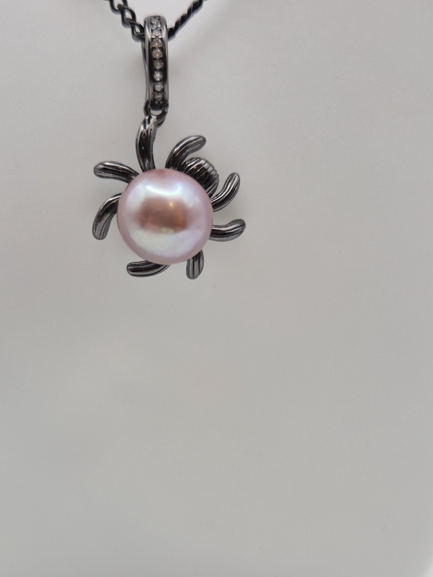 Itsy Bitsy Spider Pearl Pendant