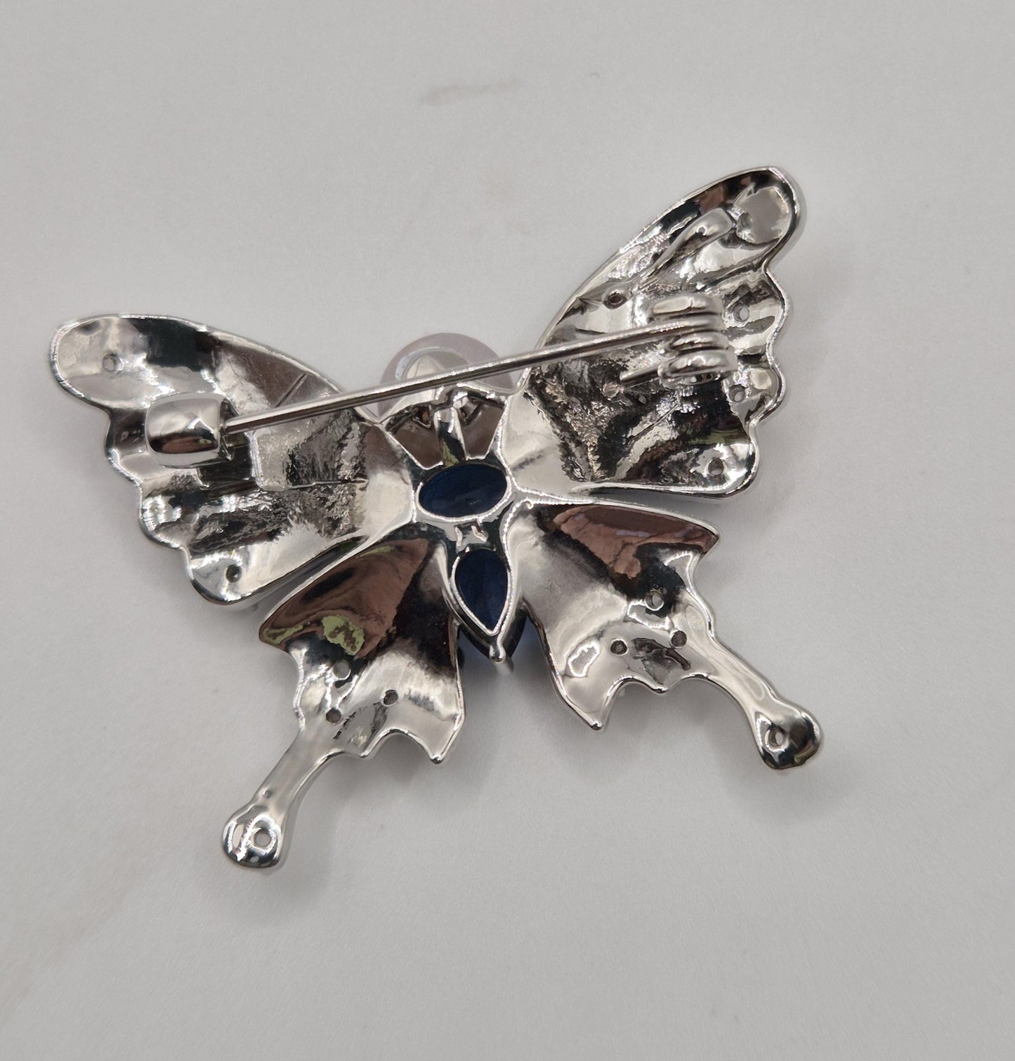 Colourful Butterfly Pearl Brooch