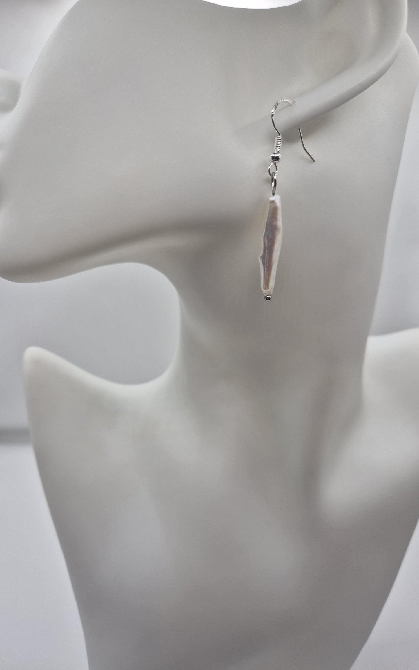 Simple Pearl Drop Earrings