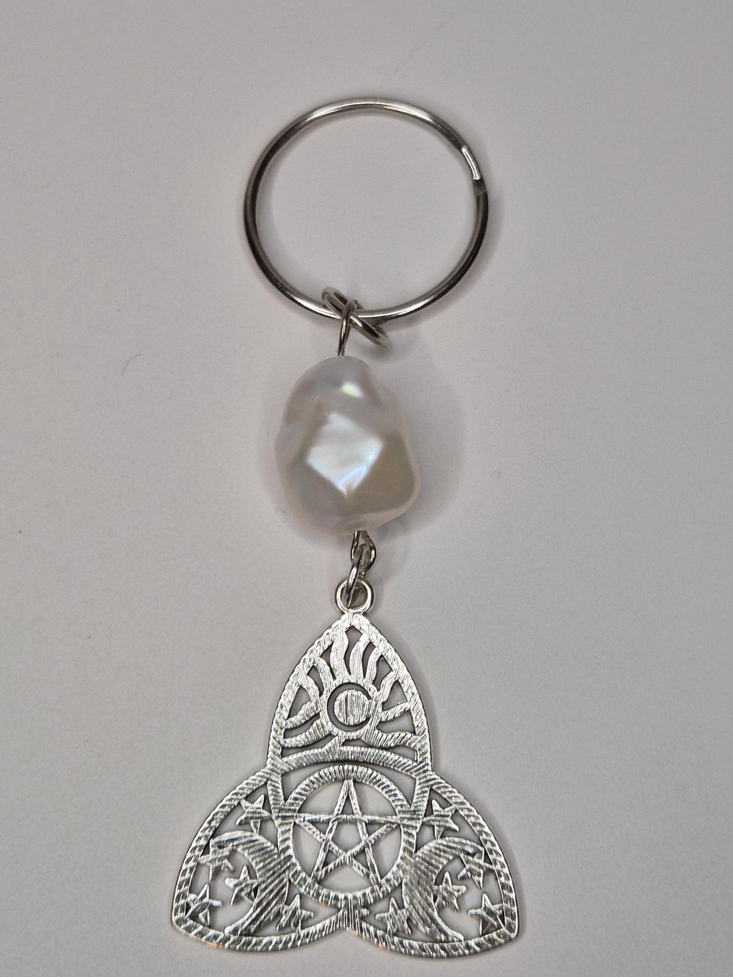 Celestial Wiccan Keychain