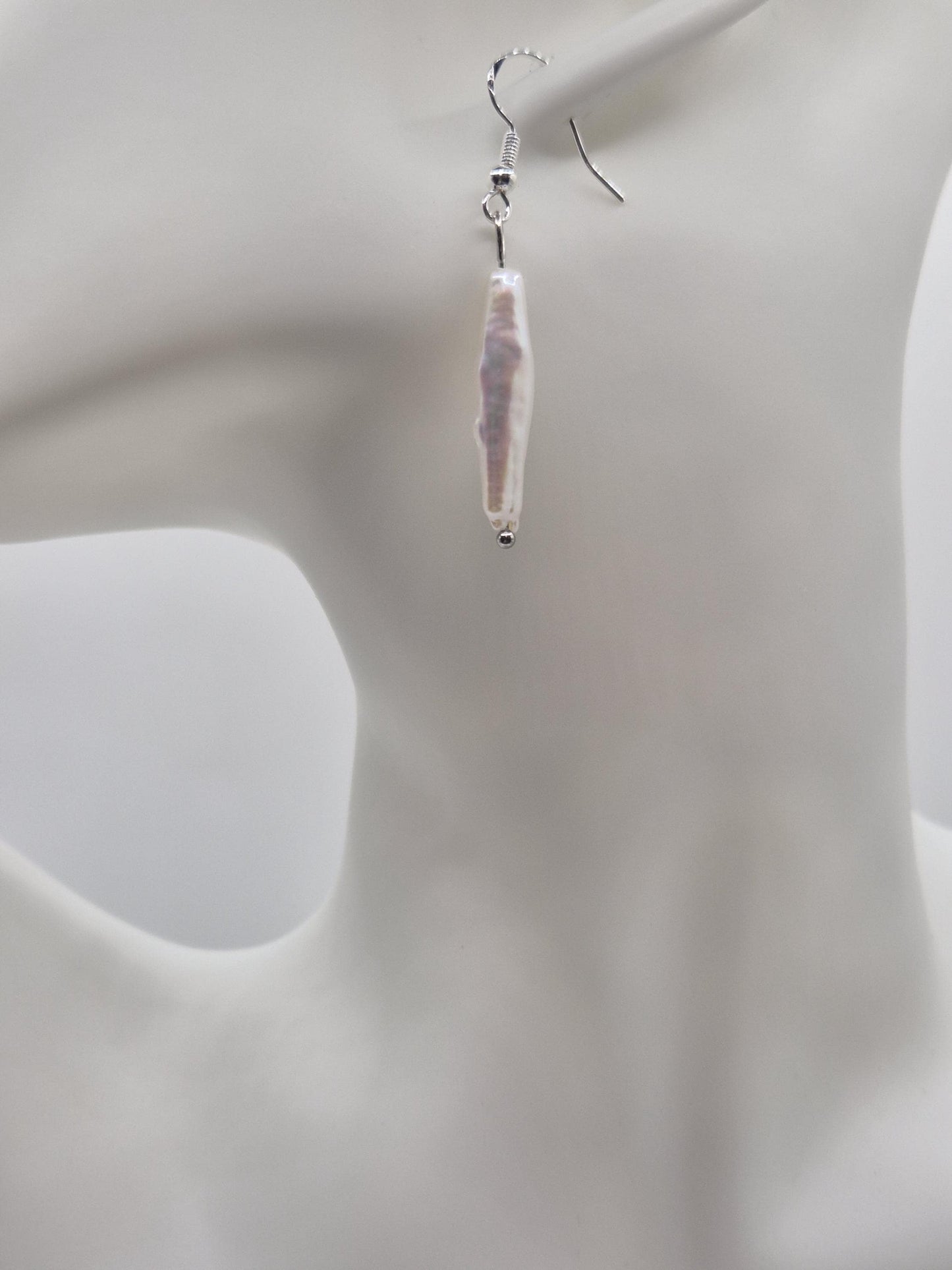 Simple Pearl Drop Earrings