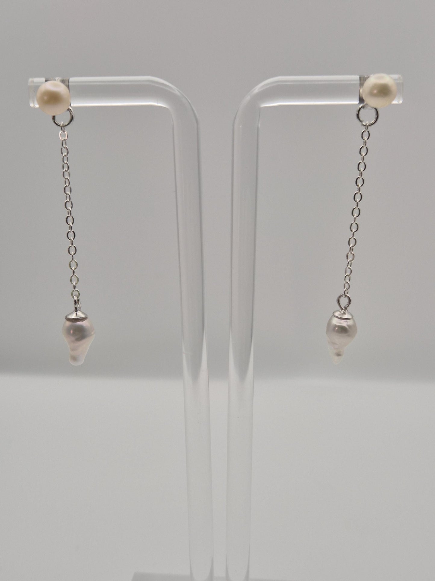 Icicle Pearl Drop Multi Wear Studs