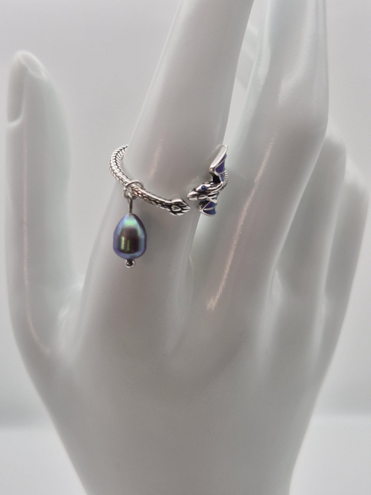 Dreamy Dragon Pearl Ring