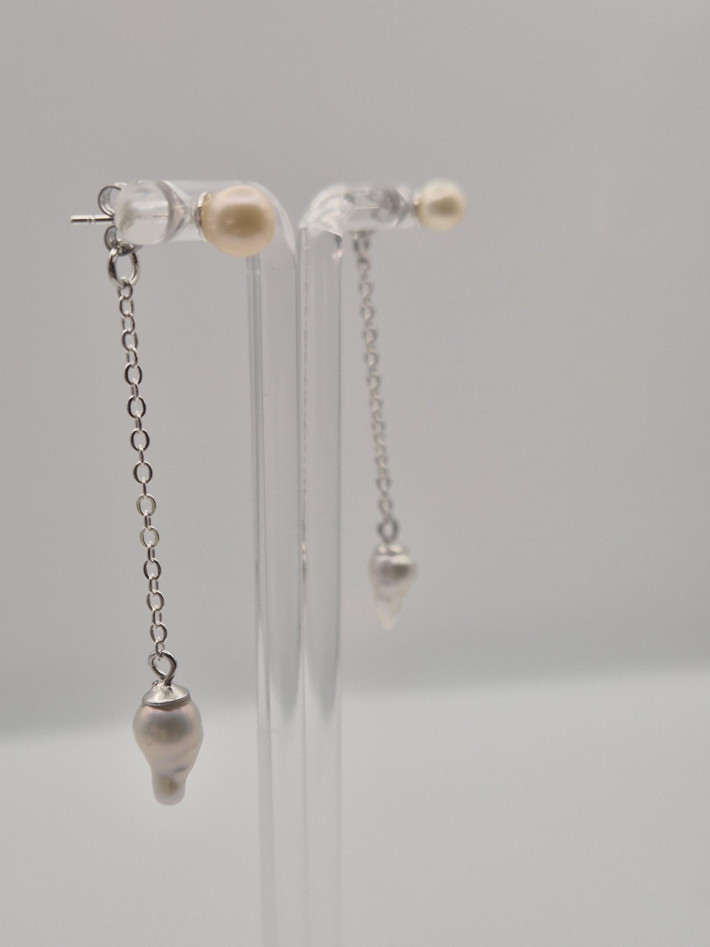 Icicle Pearl Drop Multi Wear Studs