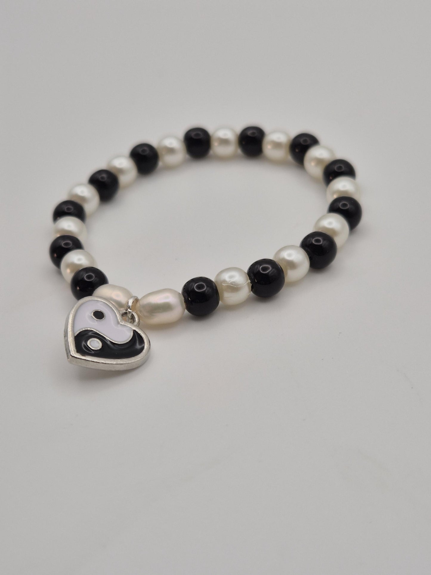 Yin Yang Kids Pearl & Bead Bracelet