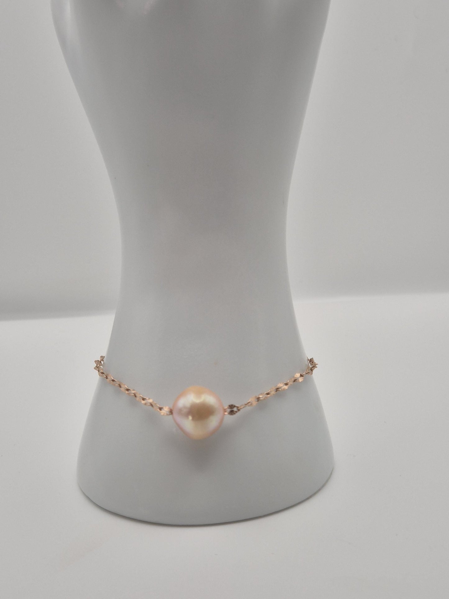 Starry Night Triple Edison Pearl Necklace with Bracelet Set