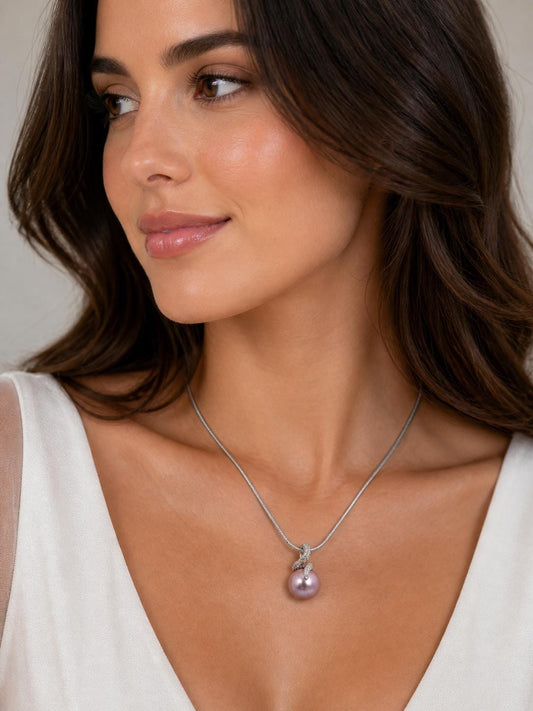 Elegant Cascade Edison Pearl Pendant