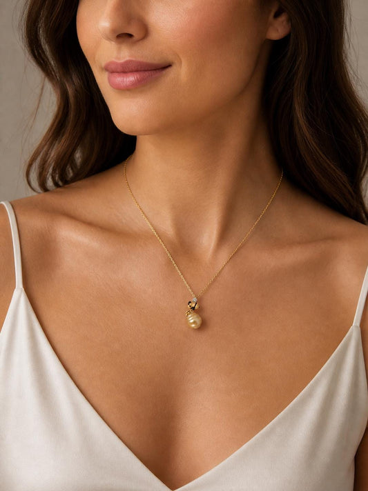 Southsea Golden Honeypot Bee Pendant